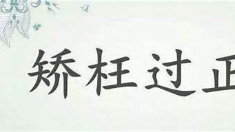 矫什么过什么成语四个字_矫什么过什么成语