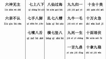 以二字开头的成语_以二字开头的成语有哪些