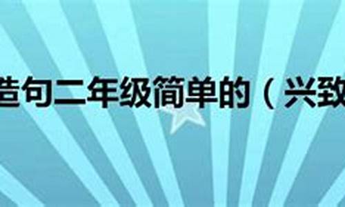 兴致勃勃造句子二年级_兴致勃勃造句二年级下册短句